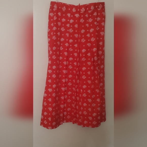 Vintage Deadstock Jonathan Logan The Kollection Red Flower Jacket and Skirt Set. - Picture 10 of 16